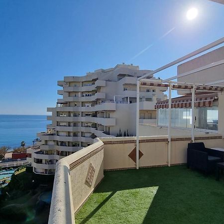 Benalbeach. Espectacular Terraza, Vistas Al Mar. ベナルマデナ エクステリア 写真
